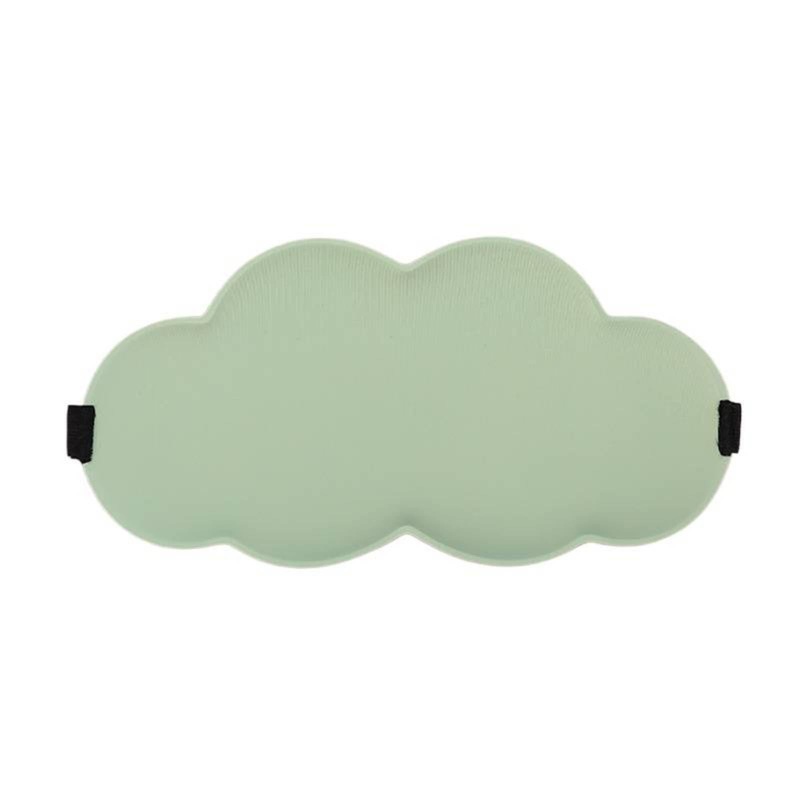 TWOMEM Cloud Eye Shield Seamless Warm Double-Sided Breathable Eye Mask Green free