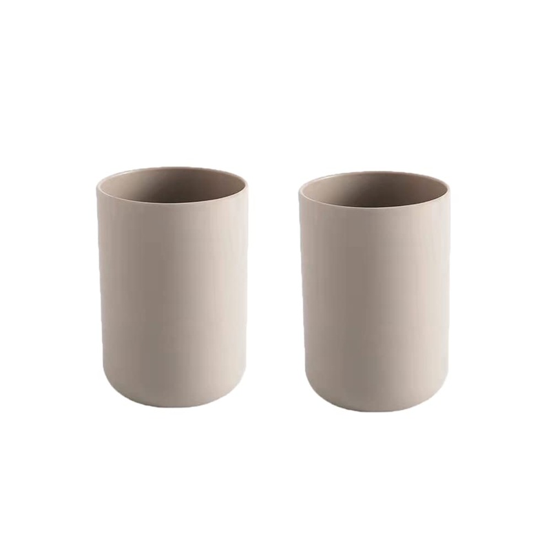 RabyLeo Japanese Mouthwash Cup Toilet Toothbrush Cup Simple Simple Toothbrush Cup (Coffee & Coffee) Coffee and Coffee.