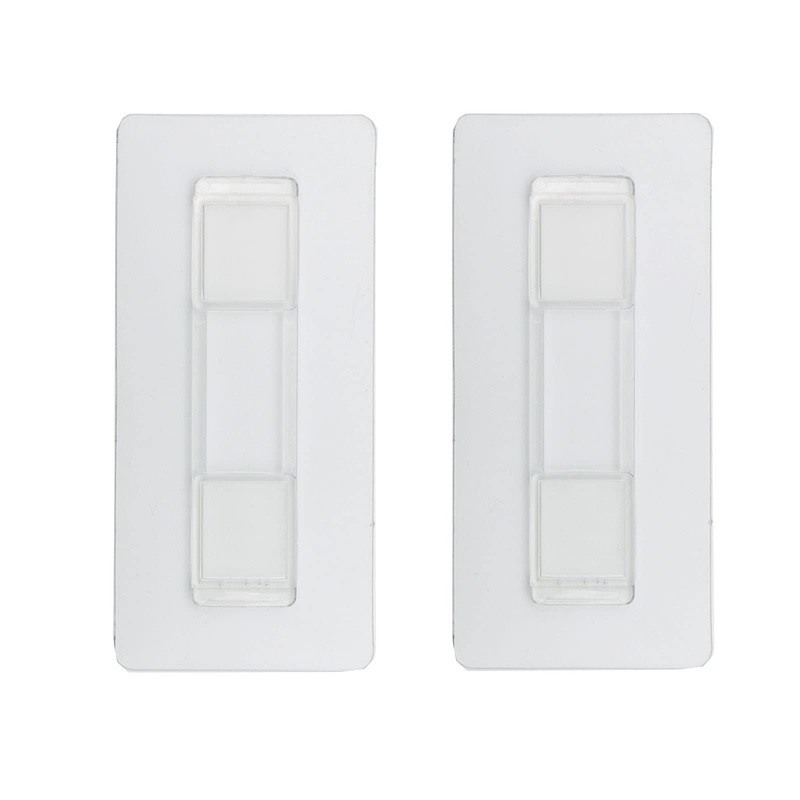 Wekity Toothbrush Holder Wall Adhesives, Wall-Mounted Sticker for Multi-Functional Space-Saving Toothbrush Holder with Toothpaste Dispenser (Wall Stickers, 2 PCS) Ws-2pc