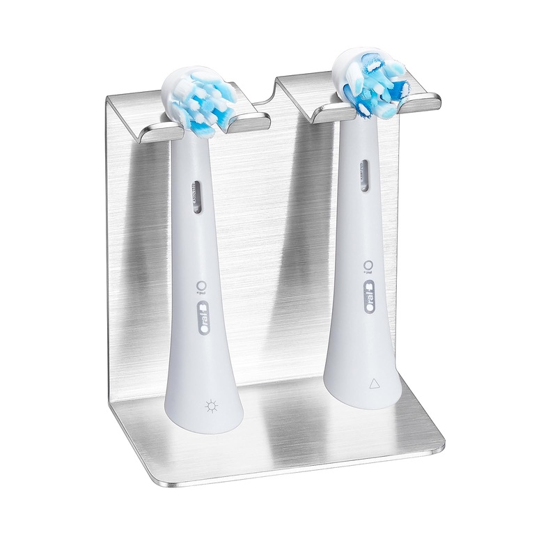 Yybo toothbrush holder stainless steel pitch brackets standing or wall bracket toothbrush holder electric toothbrush bracket toothbrush holder without drilling brush head holder