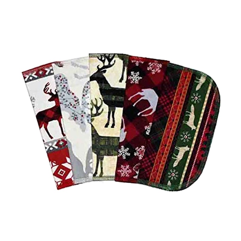 2 Ply Winter Lodging Set Napkins 8×8 inches 5 Pack – Little Wipes (R) Flannel