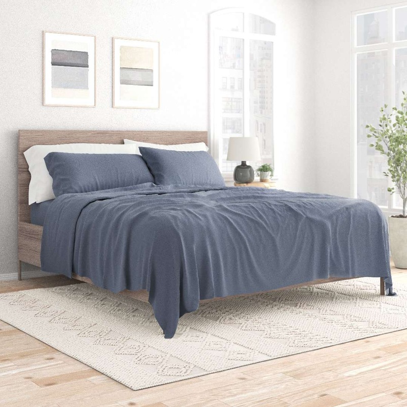 Queen Bed Sheet Sets – 4 Piece, Stone, Ultra Soft