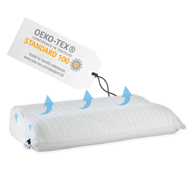 Snapbuy orthopedic pillow neck support pillow 80×40 pillows Antischernarchnarchk gers for side and back sleepers sleeping pillows ergonomic head pillow for cervical spine white 40 x 75 cm