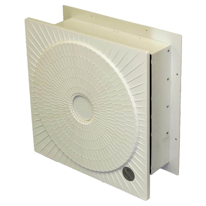 Hessaire 2160 CFM Shutter Exhaust Fan Ceiling Mounted, 12 in. Propeller EC14