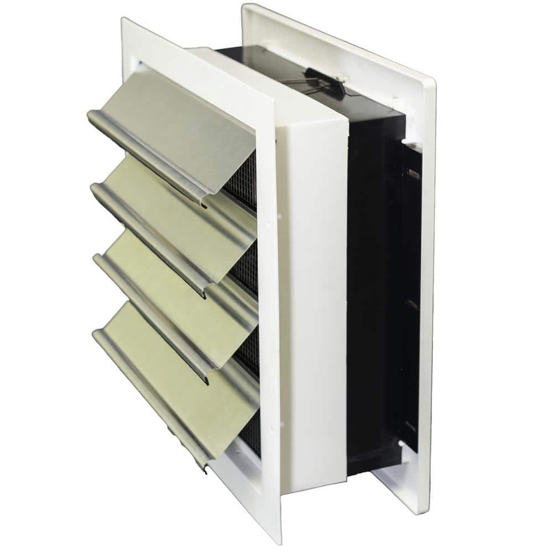 Hessaire 2160 CFM Shutter Exhaust Fan Wall Mounted, 12 in. Propeller ES14