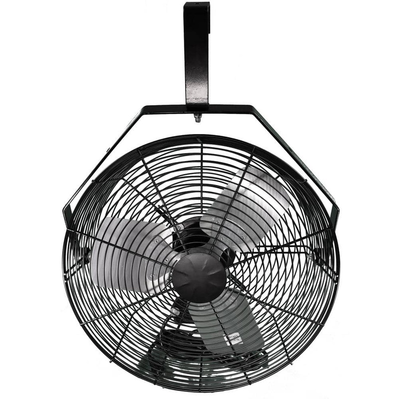 Hessaire 3000 CFM Black Industrial Livestock Cooling Fan 20B4B3-S