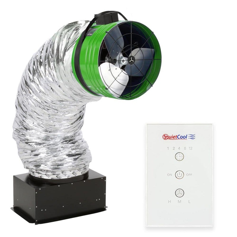 QuietCool Energy Saver 3081 CFM Advanced Whole House Fan with Included Wireless Control QC ES-3100 RF