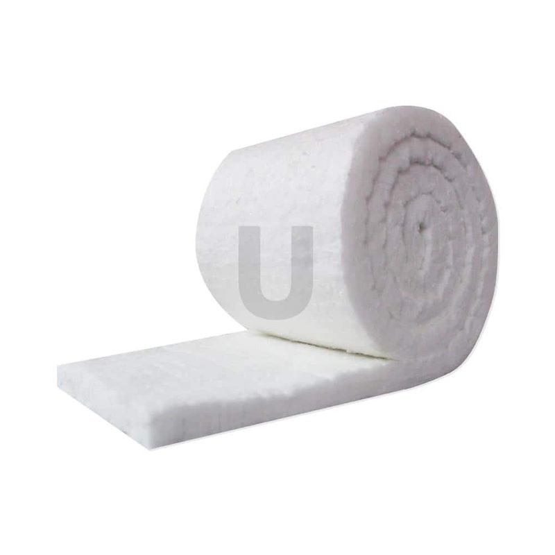 Unbranded Ceramic Fiber Insulation Blanket Roll (6# Density, 2300F) (1in.x24in.x60in.) for Kilns, Ovens, Furnaces, Forges, Stoves CF6-1-24X60in