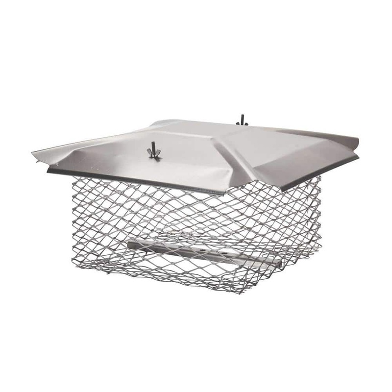 HY-C 13 in. x 13 in. Chimney Cap in Stainless Steel U1313S34