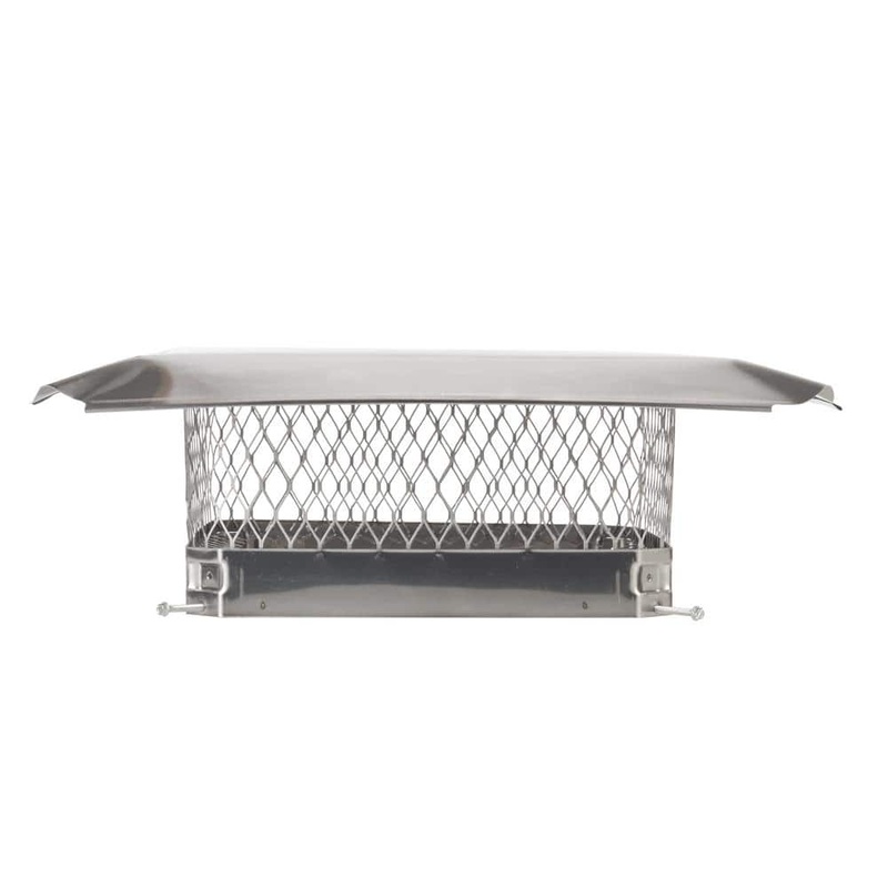 HY-C 15 in. x 15 in. Bolt-On Single Flue Chimney Cap in Stainless Steel SS1515U
