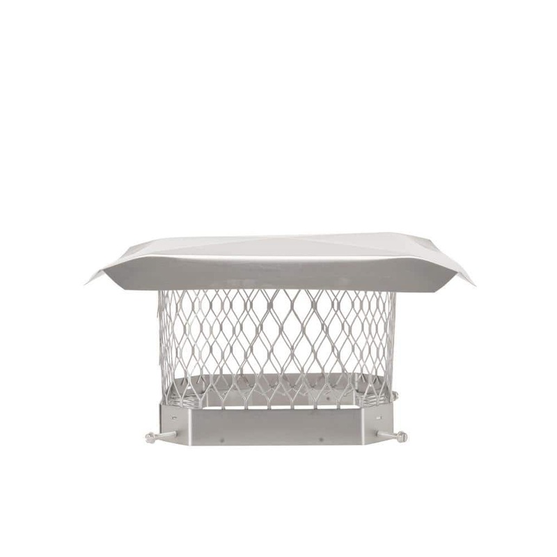 Shelter 9 in. x 9 in. Mesh Chimney Cap in Stainless Steel SPSS99