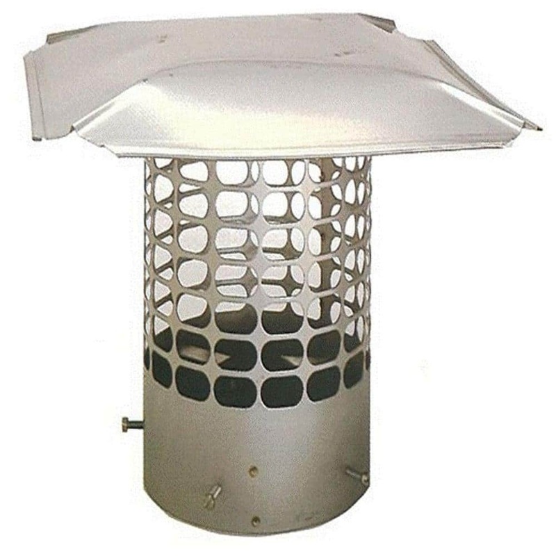 The Forever Cap 13.25 in. Round Adjustable Stainless Steel Chimney Cap FMRC10
