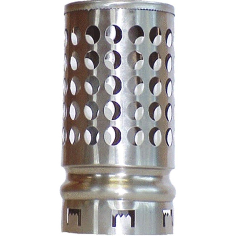 The Forever Cap 4 in. Round Fixed Stainless Steel Plumbing Vent Cap FDVC4