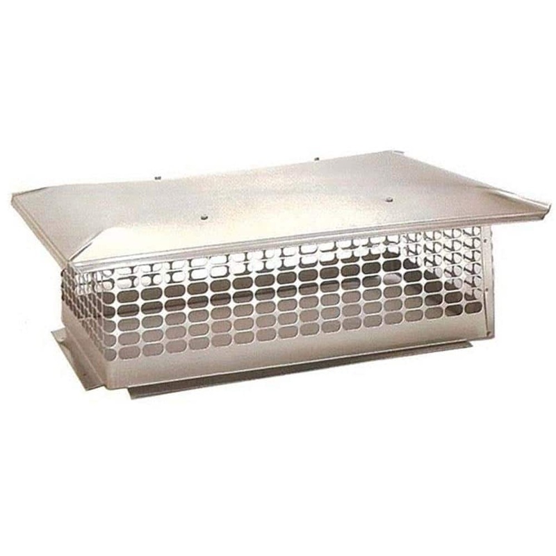 The Forever Cap 9 in. x 58 in. Fixed Stainless Steel Chimney Cap FSCC958