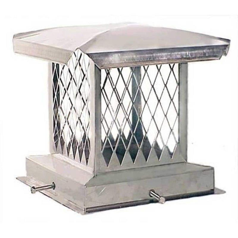 The Forever Cap E-Series 8 in. x 13 in. Adjustable Stainless Steel Chimney Cap FCES813