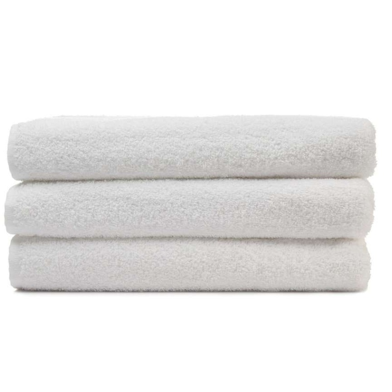 100% Cotton Towels – 30″ x 60″, White