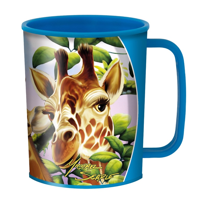 3D LiveLife Drinking Cup – Giraffe Traffic from Deluxebase. 3D Lenticular Safari Kids Cups. 10fl oz plastic cups for kids with original artwork licensed from renowned artist  Michael Searle