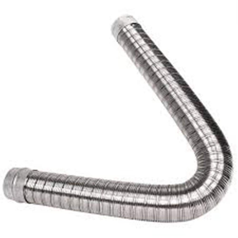 Chim Cap Corp 6 in. x 10 ft. Smooth Wall Stainless Steel Chimney Liner Extension Kit SWCL610