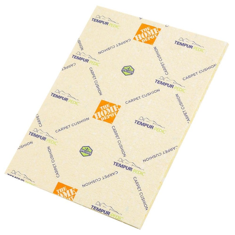 FUTURE FOAM Tempur Material with SpillSafe Moisture Barrier 7/16 in. Thick 8 lb. Density Carpet Pad 150553218-33