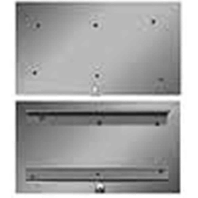The Forever Cap 4 in. x 9 in. Stainless Steel Ash Dump Door FADC49