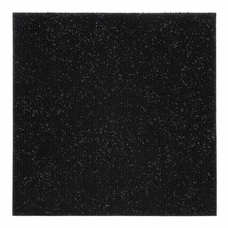 ACHIM Nexus – Black Commercial/Residential 19.7 x 19.7 in. Adhesive Carpet Tile Square (32.3 sq. ft.) NXCRLGJT12