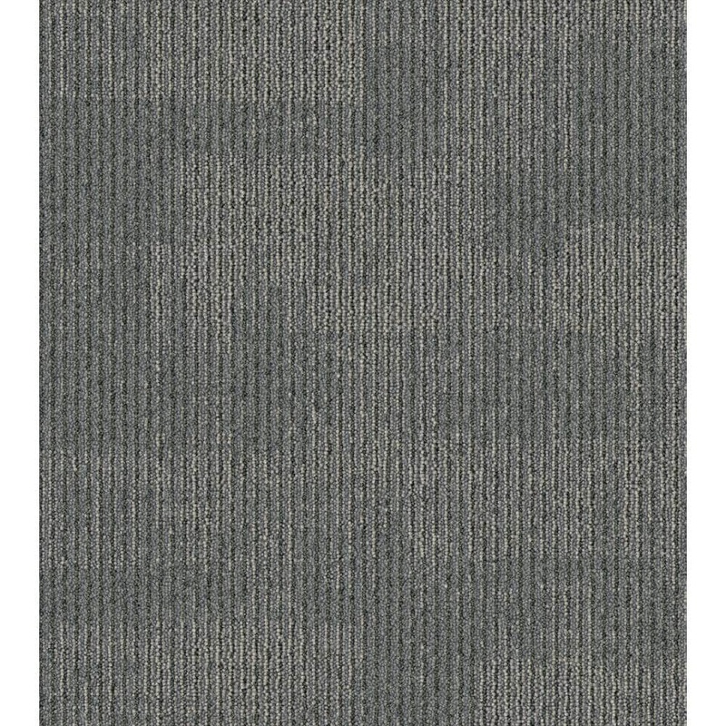 Aladdin Second Nature – Lava – Gray Commercial 24 x 24 in. Glue-Down Carpet Tile Square (96 sq. ft.) 0770D-937-2424