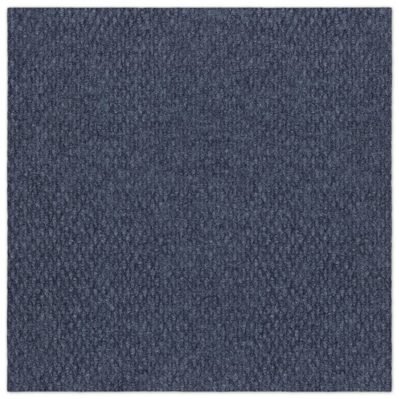 Unbranded Boone Hobnail Blue Residential 18 in. x 18 in. Peel and Stick Carpet Tile Square (22.5 sq. ft. ) 606775425018×18