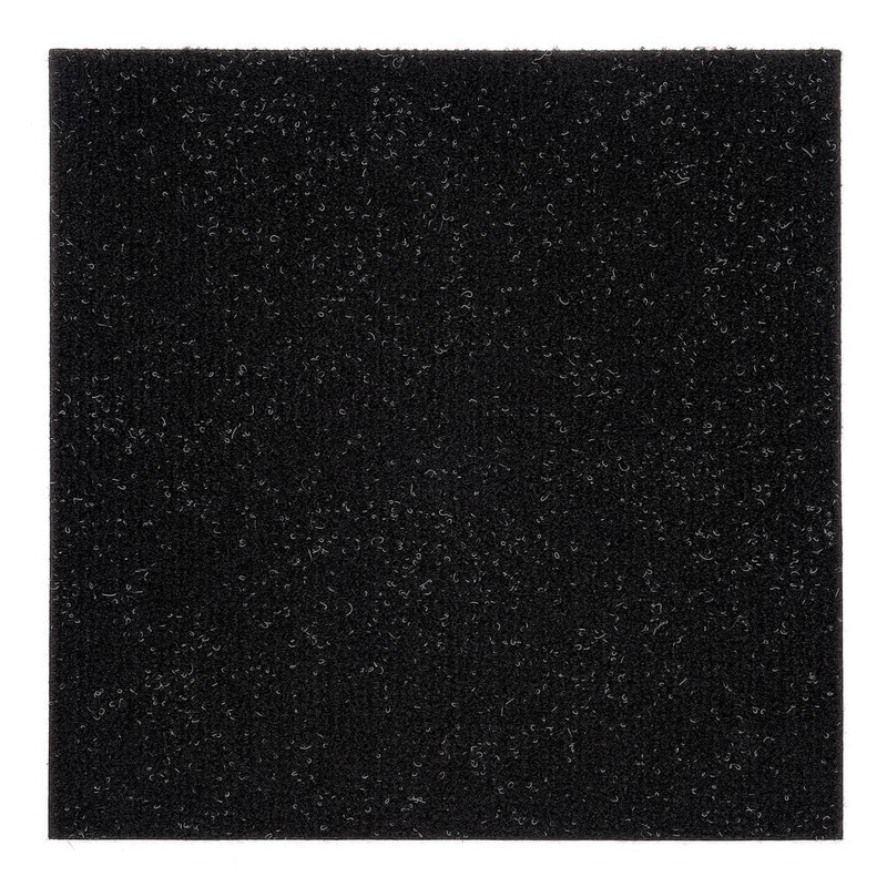 Unbranded Nexus – Black Residential 12 x 12 in. Peel and Stick Carpet Tile Square (12 sq. ft.) NXCRPTJT12