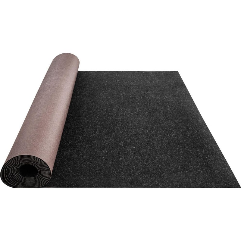 SKYSHALO Marine Carpet, 6 x 13 ft. Boat Carpeting,Polyester Texture Deep Brown Marine Grade Boat Carpet Black Full Roll Carpet JZXWDTTH1.89MY5IIV0-1021