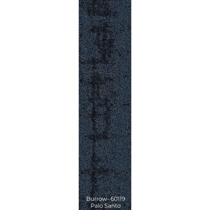 TrafficMaster Burrow – Blue Commercial/Residential 9.84 x 39.37 in. Peel and Stick Carpet Tile Plank (21.53 sq. ft.) 40182-60119