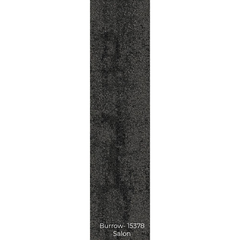 TrafficMaster Burrow – Gray Commercial/Residential 9.84 x 39.37 in. Peel and Stick Carpet Tile Plank (21.53 sq. ft.) 40182-15378