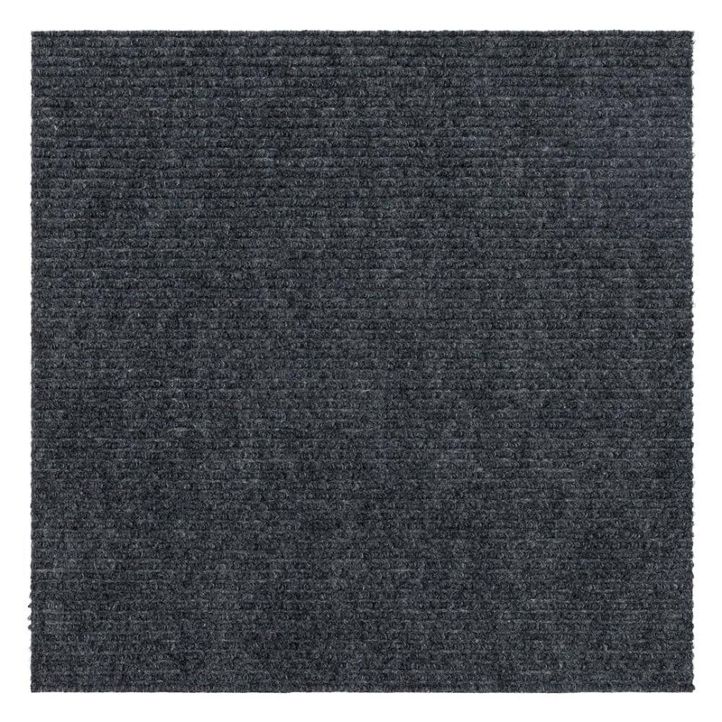 TrafficMaster Canyon – Gray Commercial/Residential 18 x 18 in. Peel and Stick Carpet Tile Square (22.5 sq. ft.) 7WW8N2110PKH
