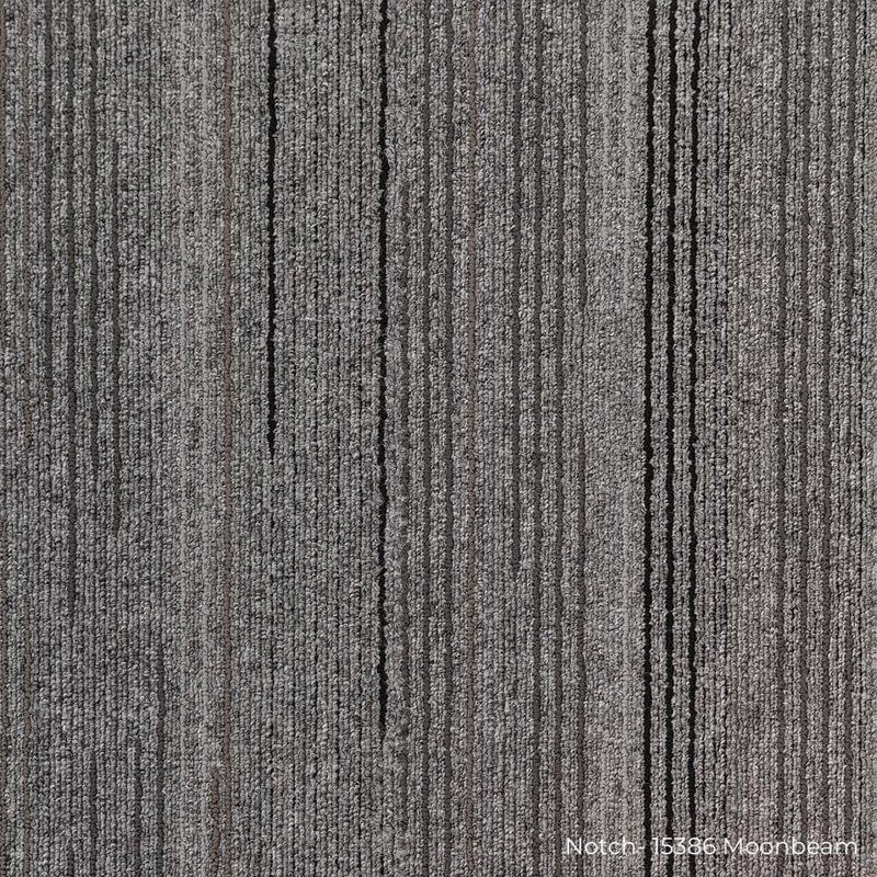 TrafficMaster Notch – Gray Residential 19.68 x 19.68 in. Peel and Stick Carpet Tile Square (21.53 sq. ft.) 40187-15386