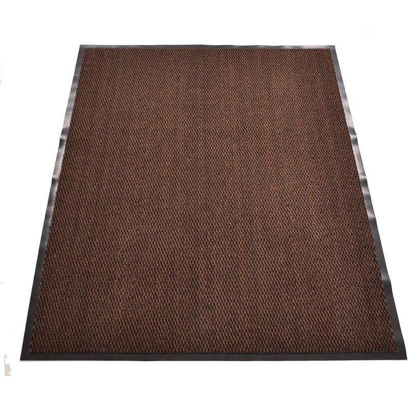 RugStylesOnline PVC Backing 3 ft. W x 4 ft. Brown-Black Garage Flooring PVC-BR-BL-3X4