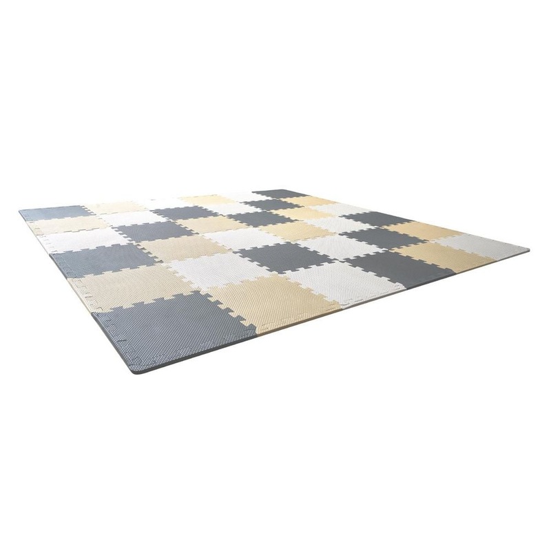 SKYSHALO 36 Tiles Kids Play Mat, 0.4 in. Toddler Play Mat, EVA Foam, 12 x 12 in., Interlocking Toddler Mats (36 Pcs, 36 sq. ft. ) YXPXDQXEVA36RZ6OAV0-SK0411