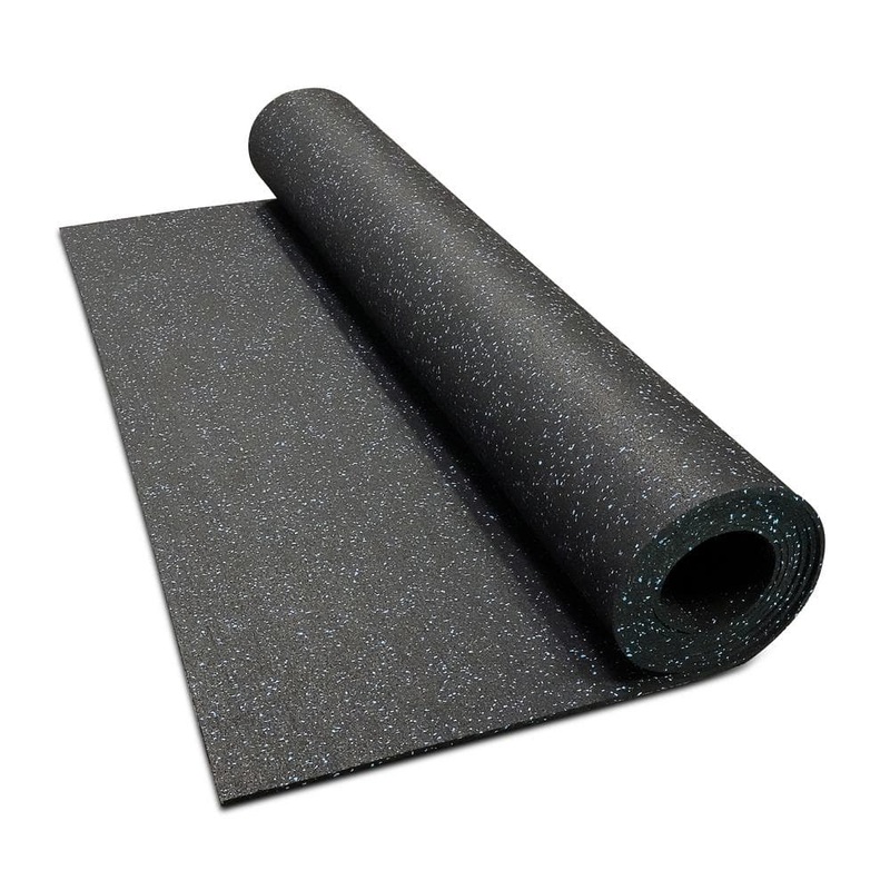Survivor SportFloor Isometric Blue 48 in. x 180 in. x 0.3 in. Rubber Gym/Weight Room Flooring Rolls (60 sq. ft.) 01050805109