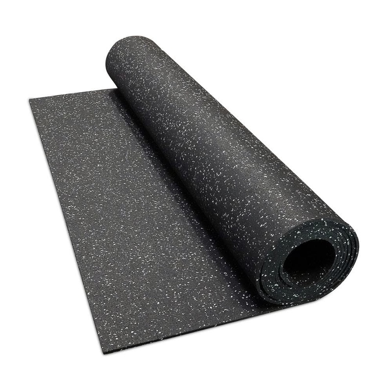 Survivor SportFloor Isometric Grey 48 in. W x 120 in. L x 0.25 in. T Rubber Gym/Weight Room Flooring Rolls (40 sq. ft.) 01050605082