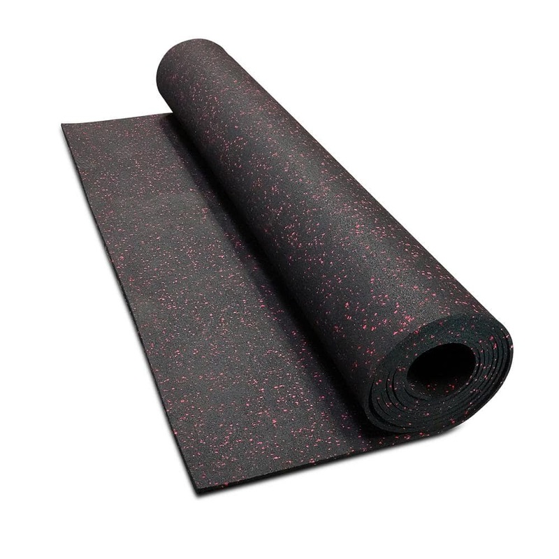 Survivor SportFloor Isometric Red 48 in. W x 120 in. L x 0.25 in. T Rubber Gym/Weight Room Flooring Rolls (40 sq. ft.) 01050605096