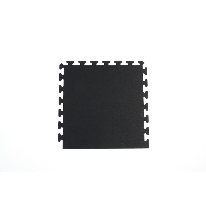 Unbranded Matter Surfaces Gym/Exercise Recycled Rubber Side Tiles Black 25in.x 25in.x 0.3 Thick. 4-Tiles/Case,16 sq. ft. EZFLEXSDBK
