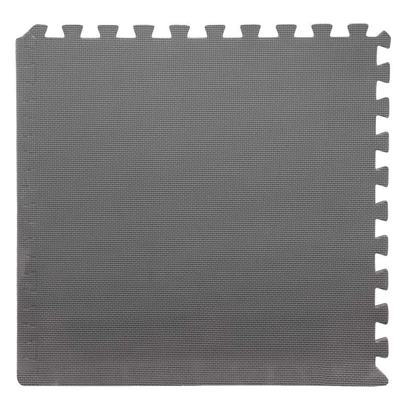 Stalwart Grey 24 in. x 24 in. x 0.5 in. Interlocking EVA Foam Floor Mat (6-Pack) M550031