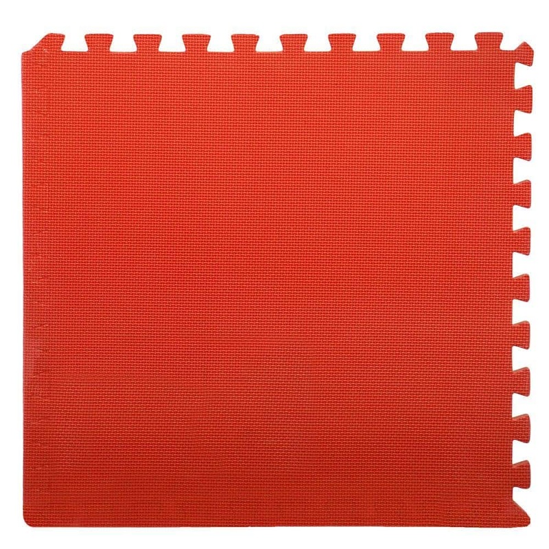 Stalwart Multi-Color 24 in. x 24 in. x 0.50 in. Interlocking EVA Foam Floor Mat (4-Pack) M550029