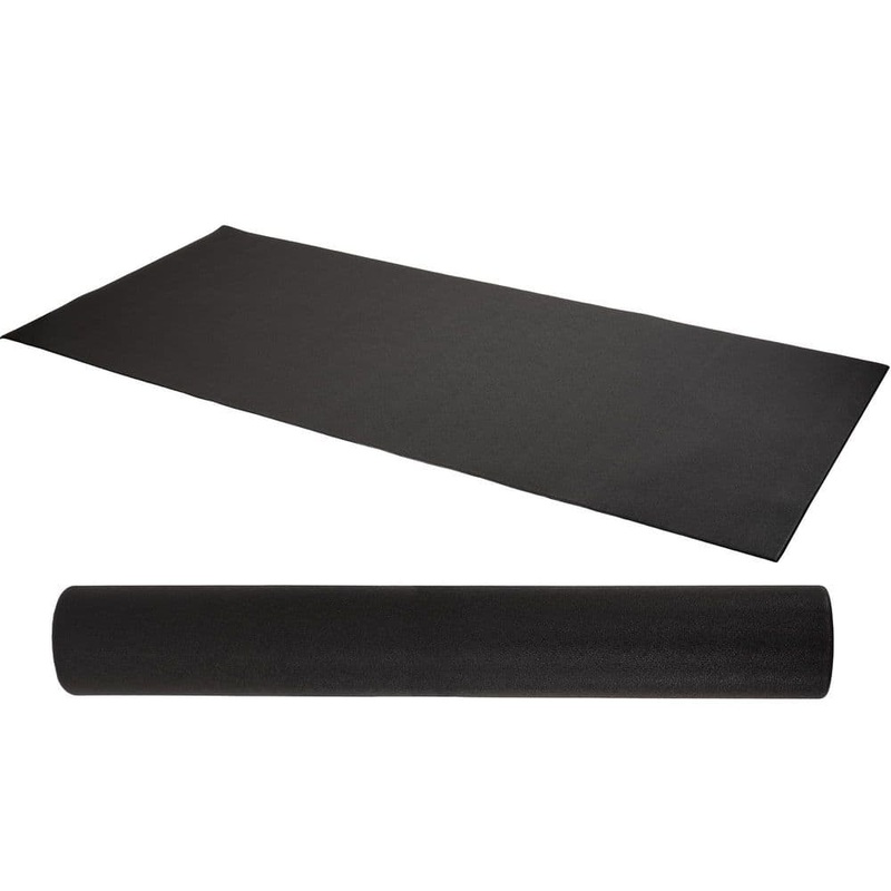 Unbranded Black 30 in. W x 60 in. L x 0.25 in. T EVA Foam Gym Flooring Mat (12.5 sq. ft.) Mat-1021