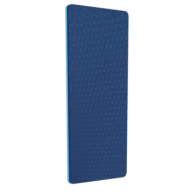 Unbranded Blue 24 in. W x 72 in. L x 0.3 in. T Thermoplastic Elastomers Gym Flooring Mat (12 sq. ft.) HD57DAMat08