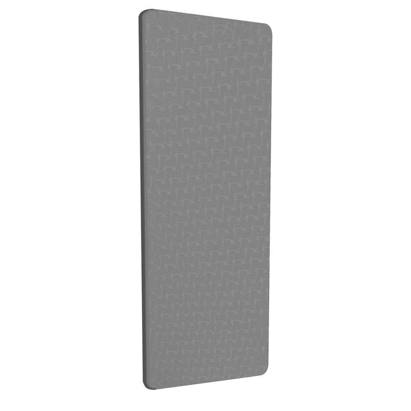 Unbranded Grey 24 in. W x 72 in. L x 0.3 in. T Thermoplastic Elastomers Gym Flooring Mat (12 sq. ft.) HD57DAMat09