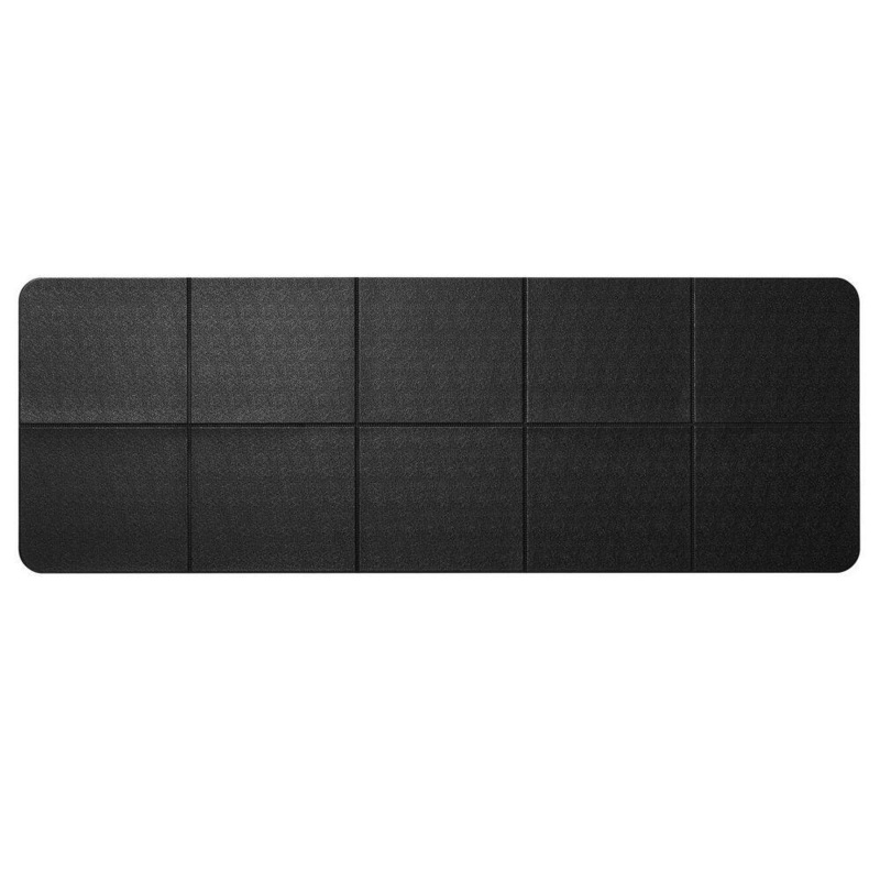 SKYSHALO 11.32 sq ft Walking Pad Mat in Black,Waterproof, Non-slip Foldable  1/4 in. Thick, 24 in. x 68 in.,  PVC Floor Protector JSQCDZDSPVC27O92I001V0-250512