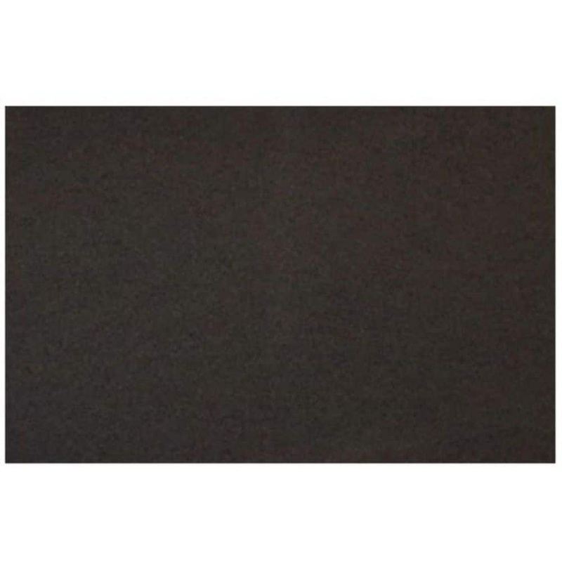 Survivor SportFloor Black 48 in. X 72 in. 12mm. Rubber Horse Stable Stall, Gym, Garage, Workshop Mat 24 sq. ft. UMB4X612MM