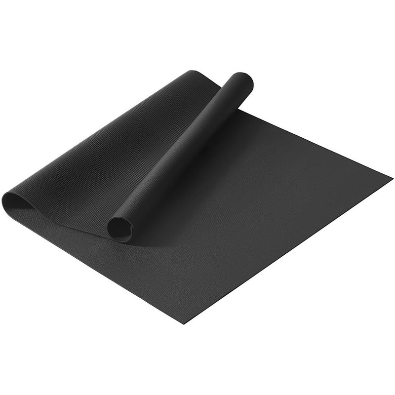 VEVOR Exercise Mat Black 72 in. W x 120 in. L 0.28 in. T Rubber Yoga Mat Gym Flooring Mat (60 sq. ft.) DXYJD6YC10YCV2K3FV0