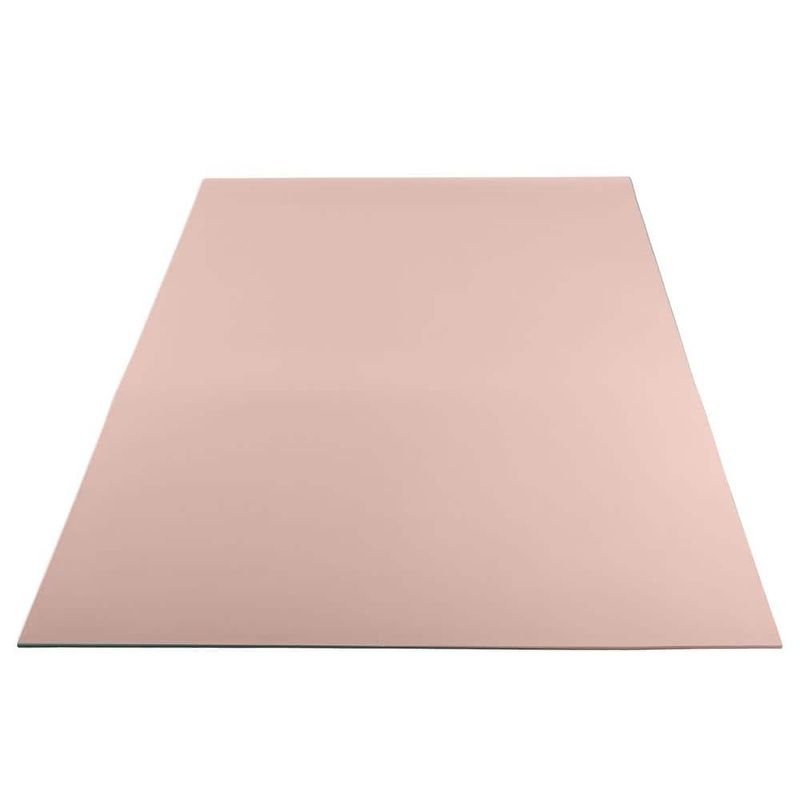 Wakeman 6 ft. L x 4 ft. W – 8mm Thick – 24 Sq. Ft – Non-Slip Large Yoga Workout Mat by Wakeman (Pink) – Gym Flooring Mat 80-5222