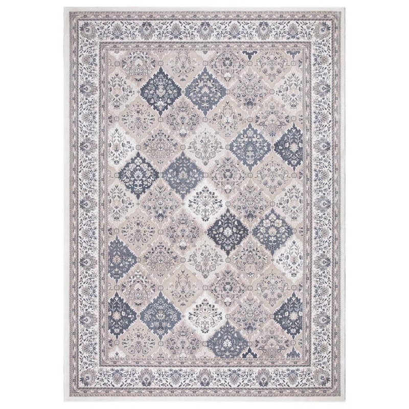 Unbranded Kashan Panel Ivory 9 ft. x 13 ft. Area Rug 27828