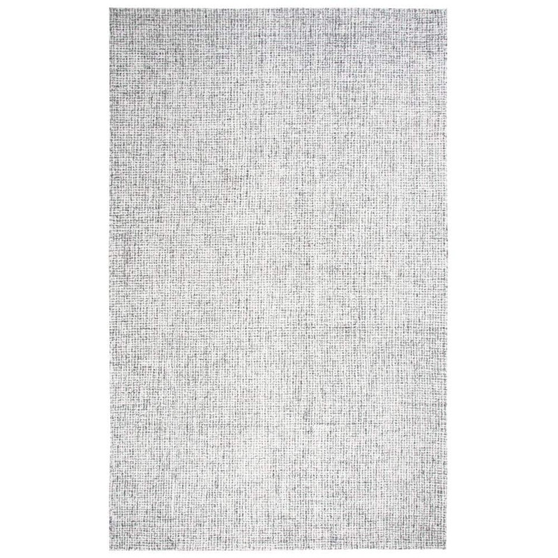 Unbranded London Collection Gray/Ivory 3 ft. x 5 ft. Hand-Tufted Solid Area Rug LONLD100333370305